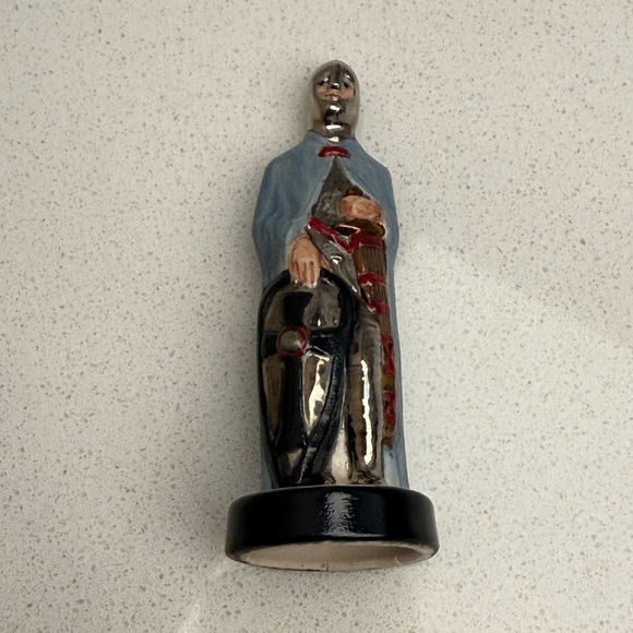 Vintage Chess Piece Alberta Molds 1973 Ceramic Hand Painted Pawn - Picture 6 of 11